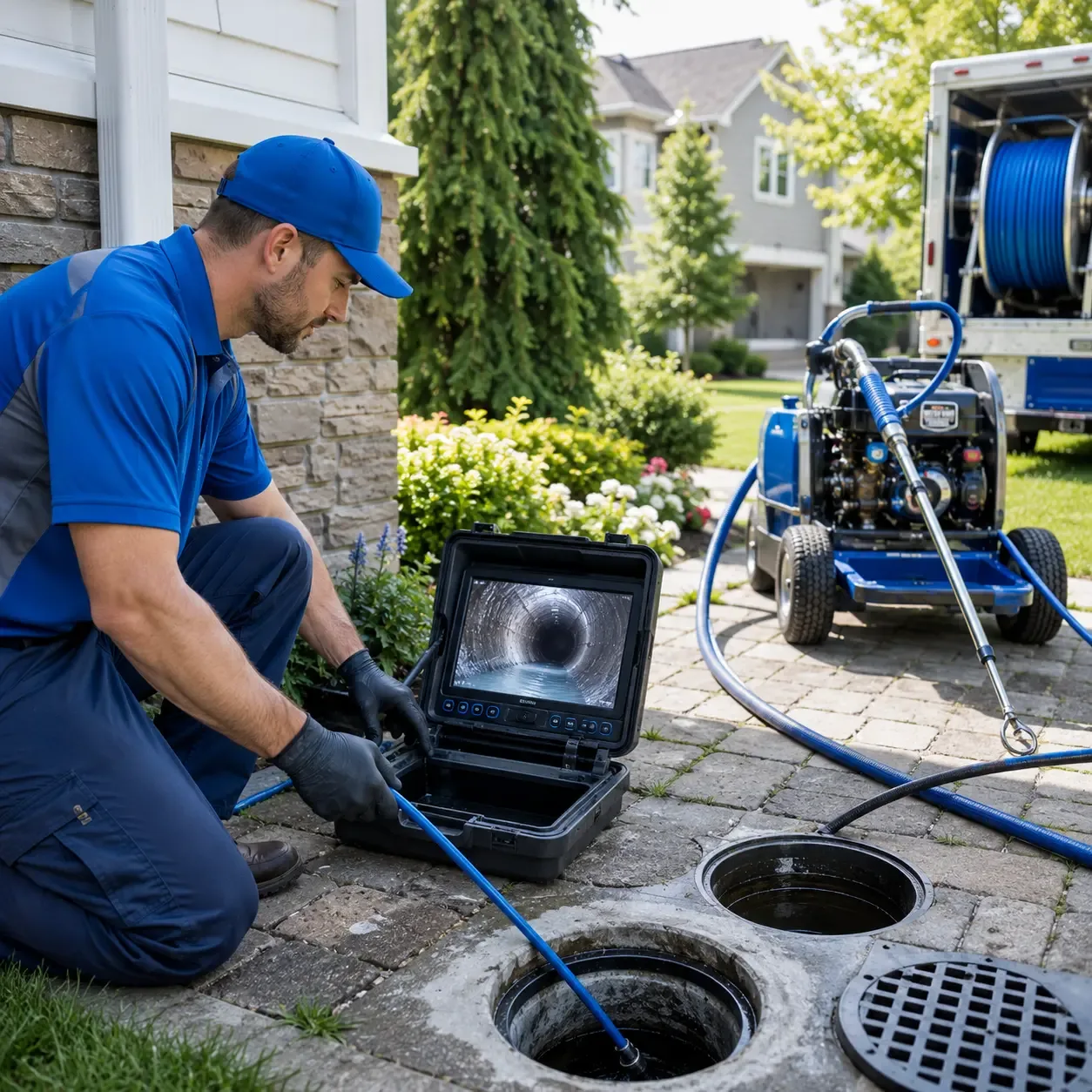 Outdoor drain cleaning professionals serving Saint Ignace, MI