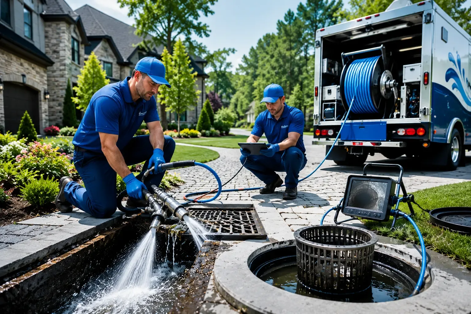 Local outdoor drain cleaning professionals in Saint Ignace, MI