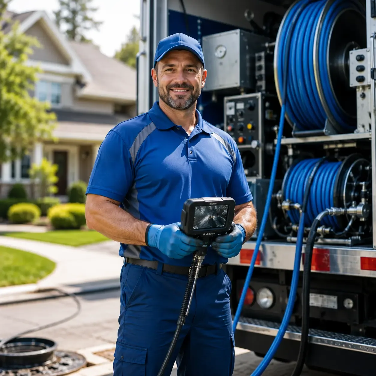 Local outdoor drain cleaning specialists in Saint Ignace, MI